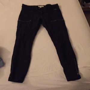 Joie Black Zip Jeans